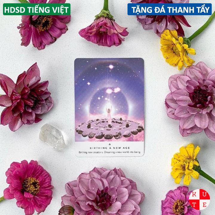 Bài Oracle Work Your Light Oracle 44 Lá Bài Tặng Hướng Dẫn Tiếng Việt Và Đá Thanh Tẩy