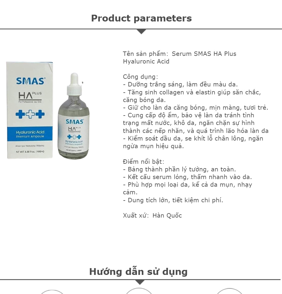 TINH CHẤT HA SMAS 100ML