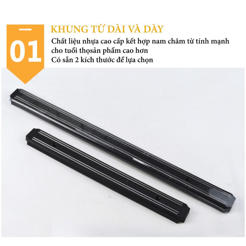 Kệ treo dao kéo đồ dùng kim loại - thanh nam châm treo dao kéo dụng cụ - lực hút siêu mạnh - đồ bền mãi mãi