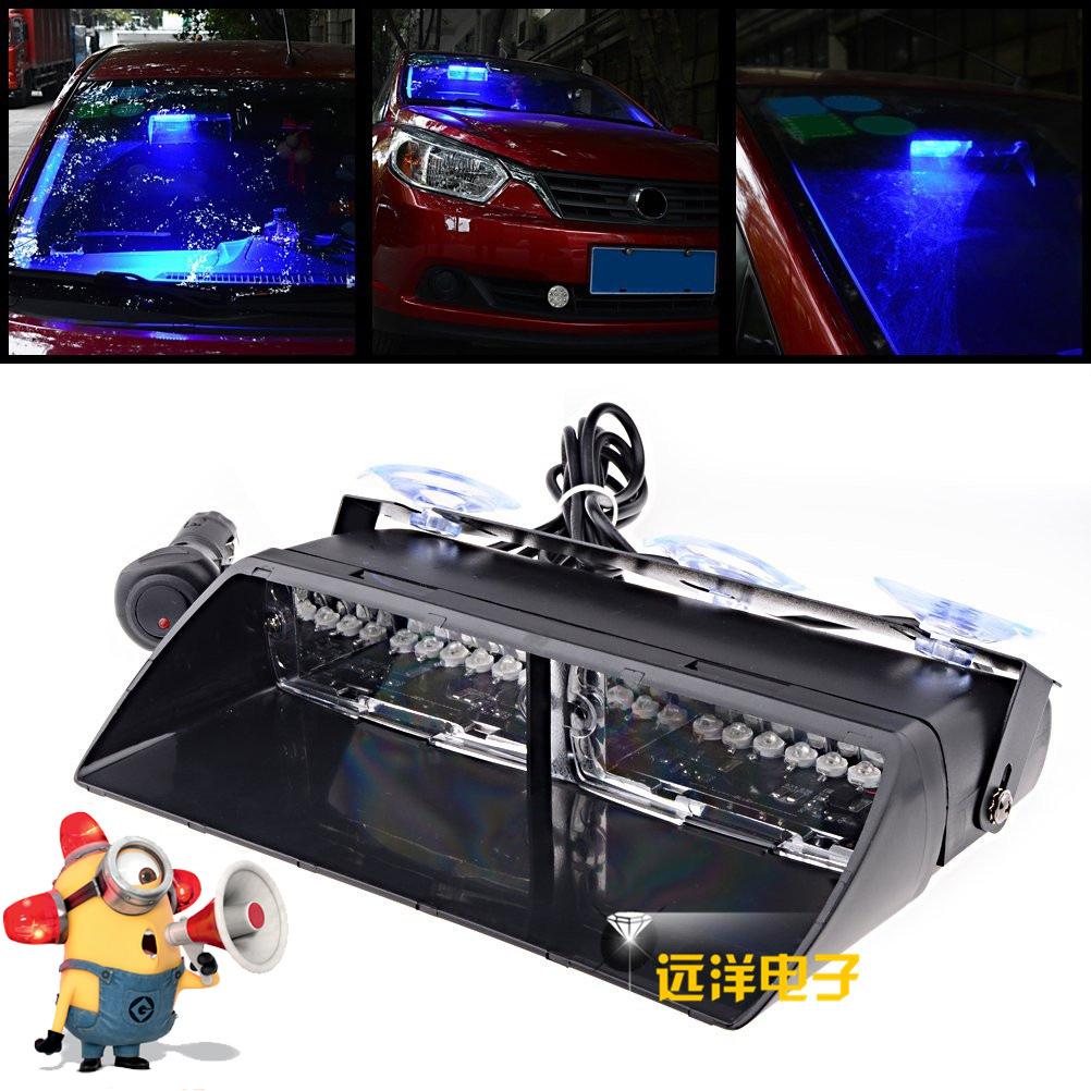 Phong cách mới nhất mới 16LED ánh sáng nhấp nháy S2 ánh sáng nhấp nháy cốc hút ánh sáng kính chắn gió ánh sáng cảnh báo ánh sáng nhấp nháy mở ánh sáng nhấp nháy