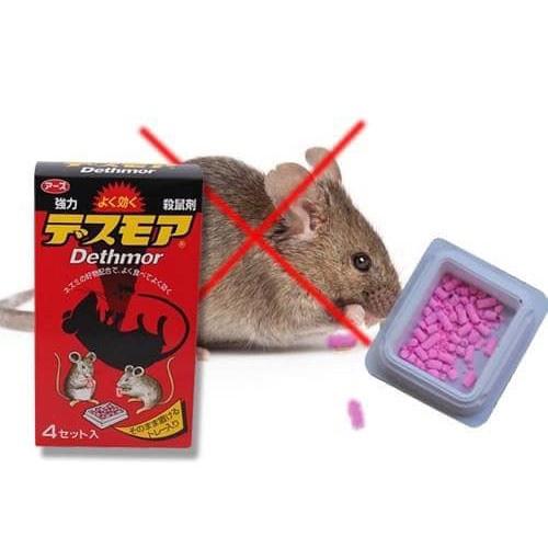 Thuốc diệt chuột Dethmor dạng viên hộp 4 vỉ - hiệu quả nhanh chóng -  Nội địa Nhật Bản - Konni39SonHoa - 1900886806