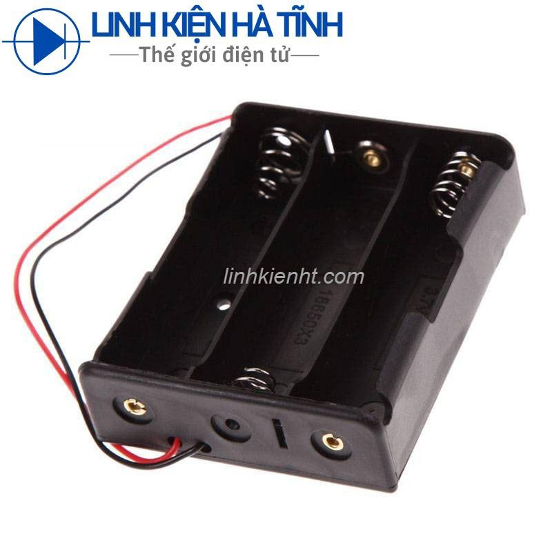 Đế pin 18650 hộp pin 18650 3 cell