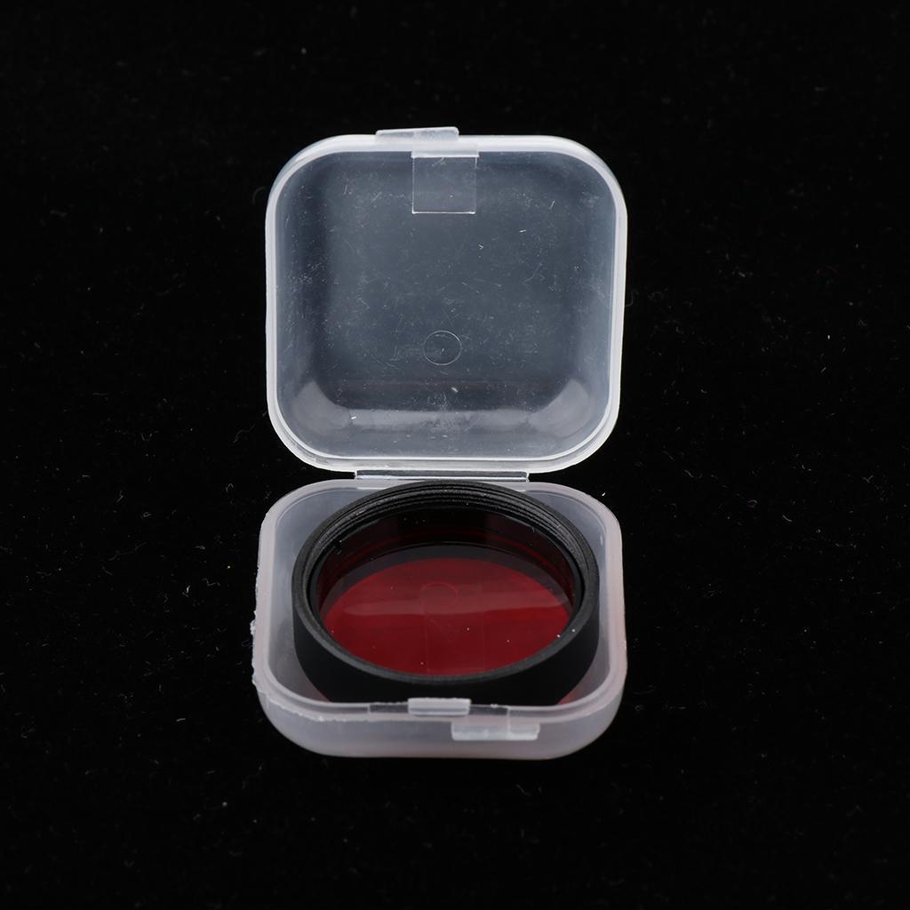 Universal Telescope Eyepiece Moon Planet Filter Red for Astronomy 1.25inch
