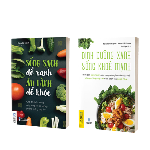 Combo 2 Cuốn: Sống Sạch Để Xanh Ăn Lành Để Khỏe + Dinh Dưỡng Xanh Sống Khỏe Mạnh