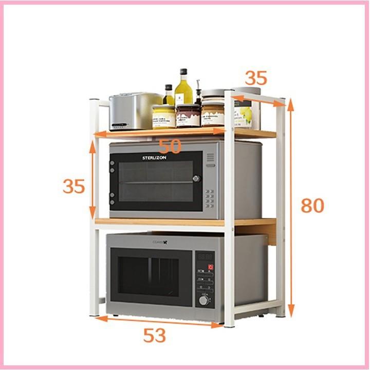 RE0500 Kệ lò vi sóng 80x53x35cm  - Kệ bếp đa năng - Tủ kệ bếp gỗ