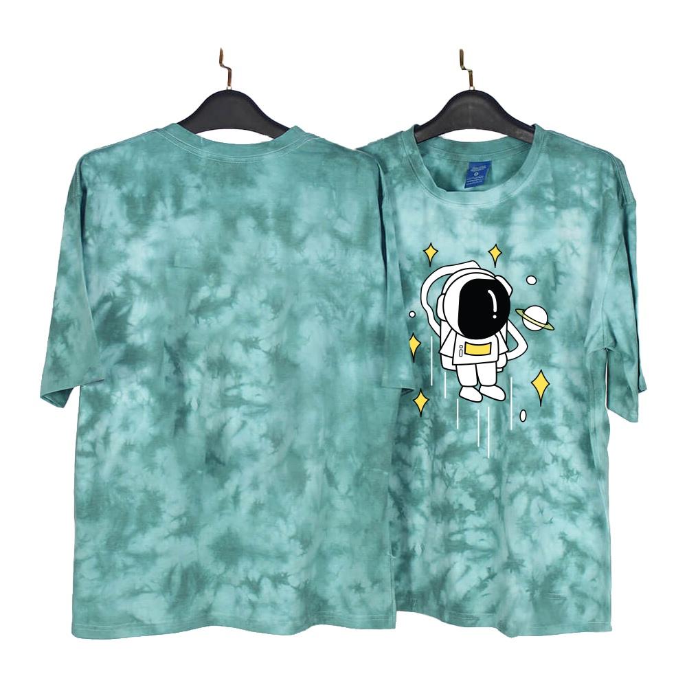 Áo phông phi hành gia, Áo thun cotton co dãn in hình chắc nét cho cả nam nữ