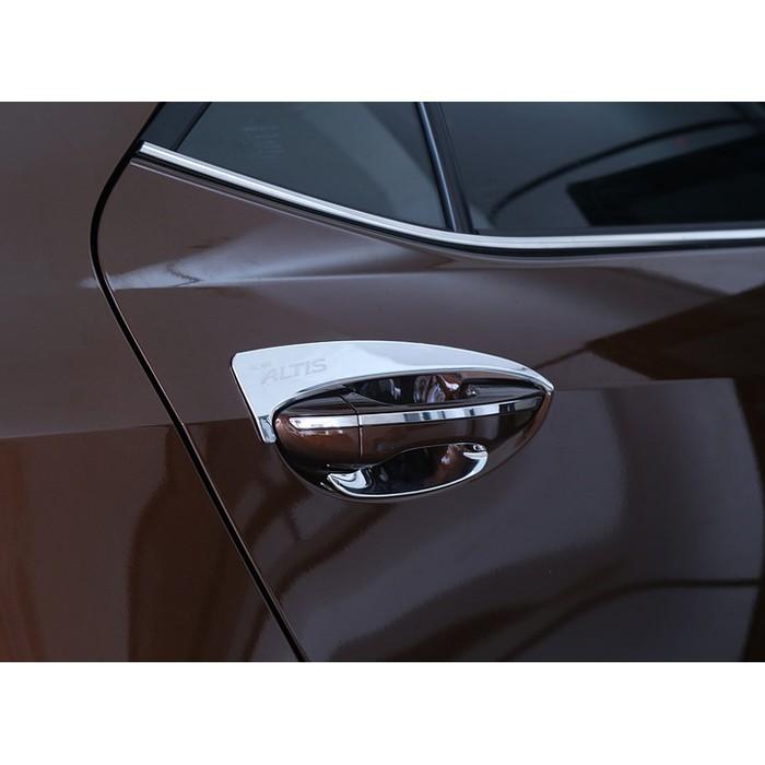 Bộ ốp tay nắm, ốp hõm cửa xe Toyota Altis 2016-2019