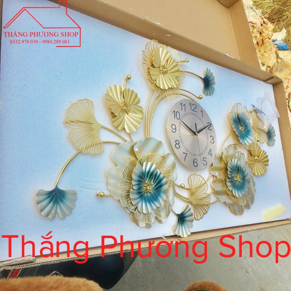 Đồng Hồ Treo Tường Trang Trí Vườn Hoa Mùa Xuân TP-070