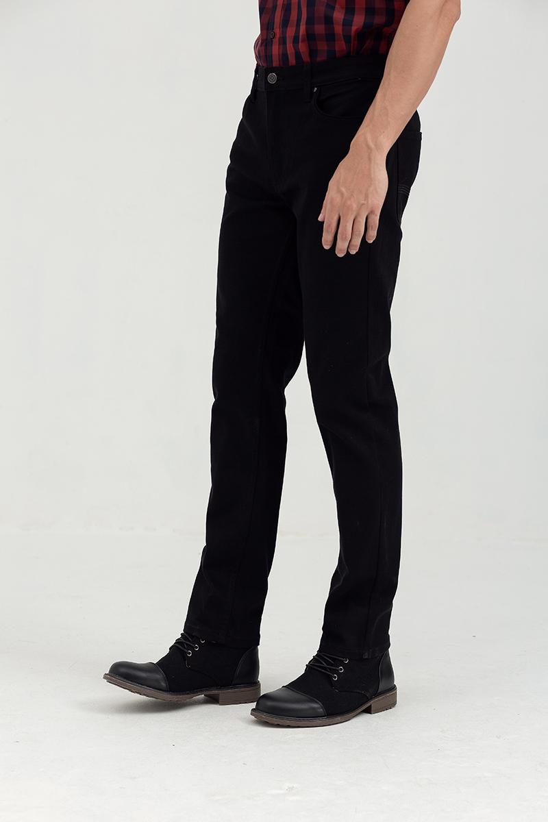 Quần jeans nam form ôm JN21FH51-SL - BLACK