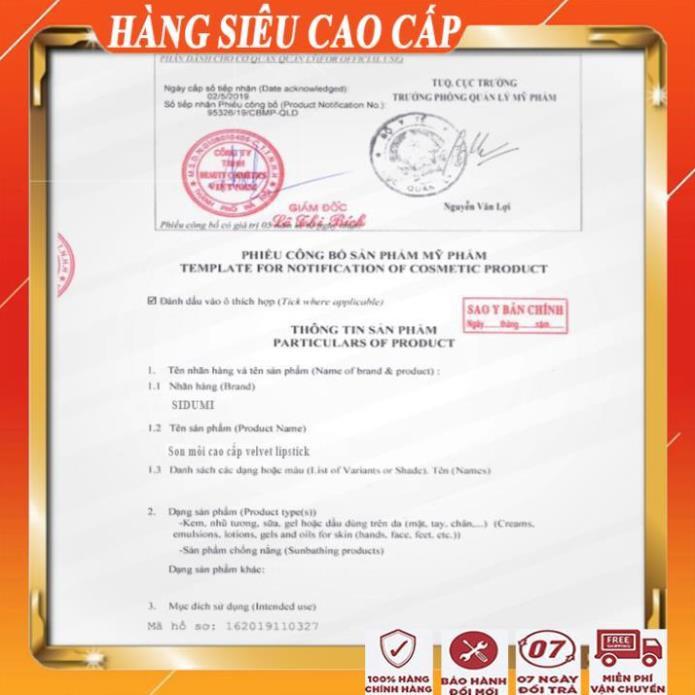 Son Môi 3 Cấp Độ - Lì, Dưỡng, Lì Không Khô Môi Giúp Môi Mềm Mịn TL19