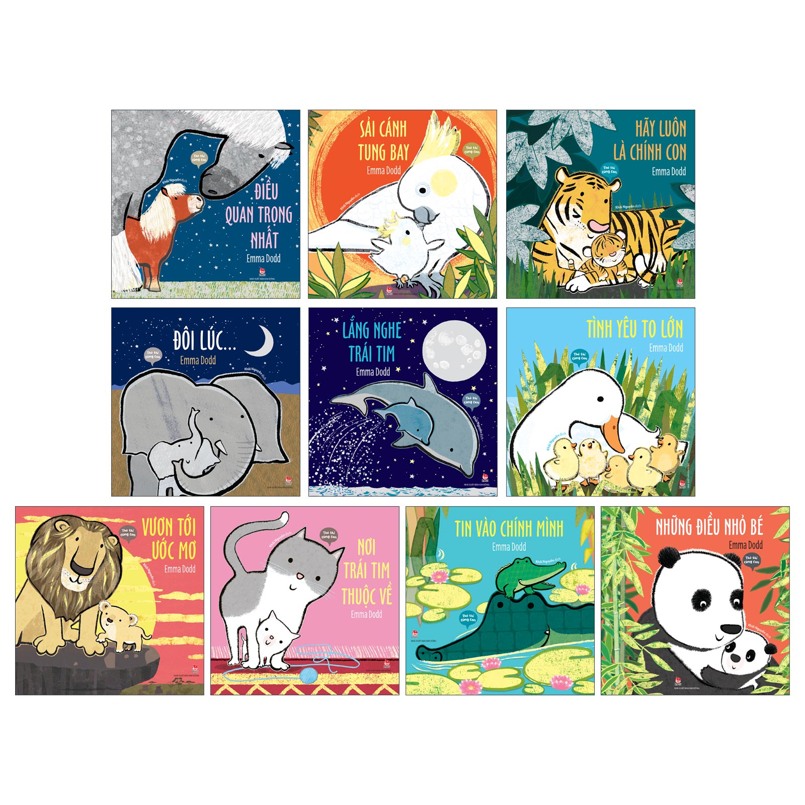 Combo Thủ Thỉ Cùng Con (10 Cuốn)