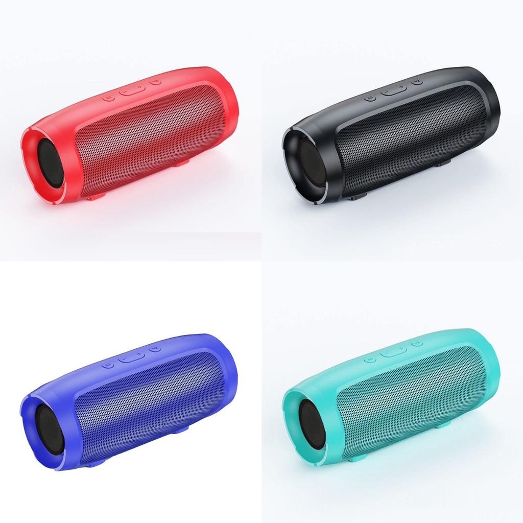 Loa Bluetooth Không Dây Cầm Tay Charge 3 3+ Mini Nghe Nhạc Hay, Hỗ Trợ Cắm Usb Thẻ Nhớ - Đen