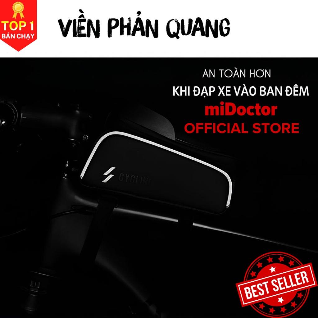 Túi xe đạp treo sườn xe chống nước bọc cảm ứng phù hợp với mọi dòng xe - Chính hãng miDoctor