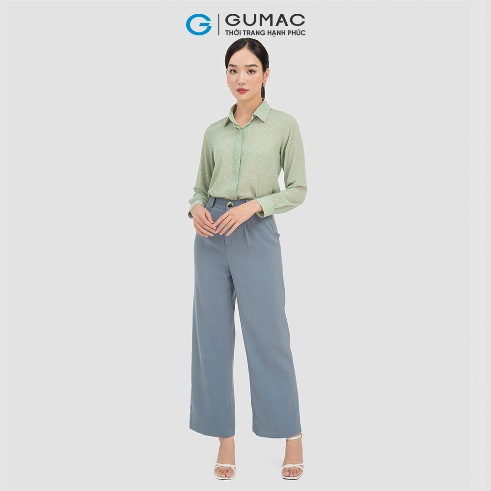 Quần tây nữ GUMAC QC06034 ống rộng