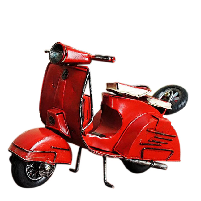 Mô hình xe vespa cổ kim loại