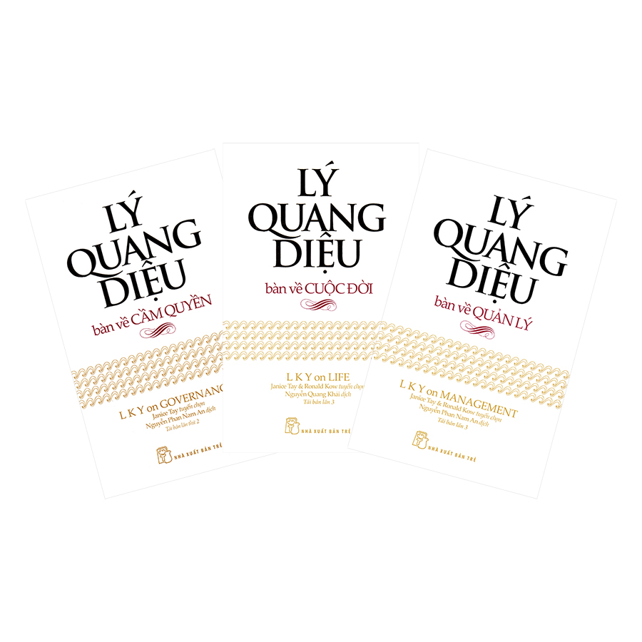 Combo 3 Quyển Sách Lý Quang Diệu