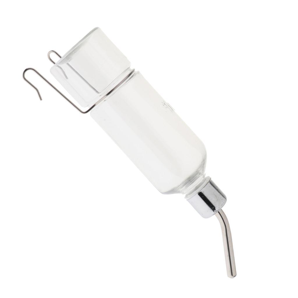 2pcs Hamsters Hedgehog Guinea Pigs Mice Water Drinker Dispenser Bowl Bottle