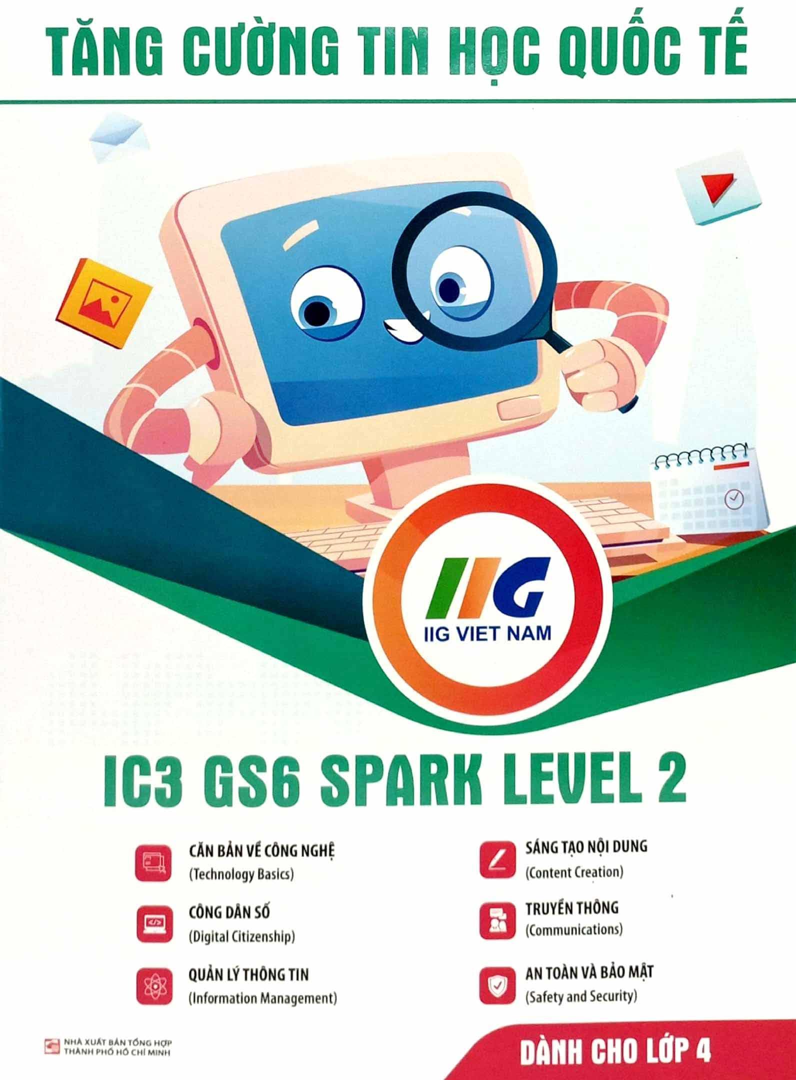 Sách - Sách Tăng Cường Tin Học Quốc Tế IC3 - Level 1, 2, 3 (Trọn bộ)