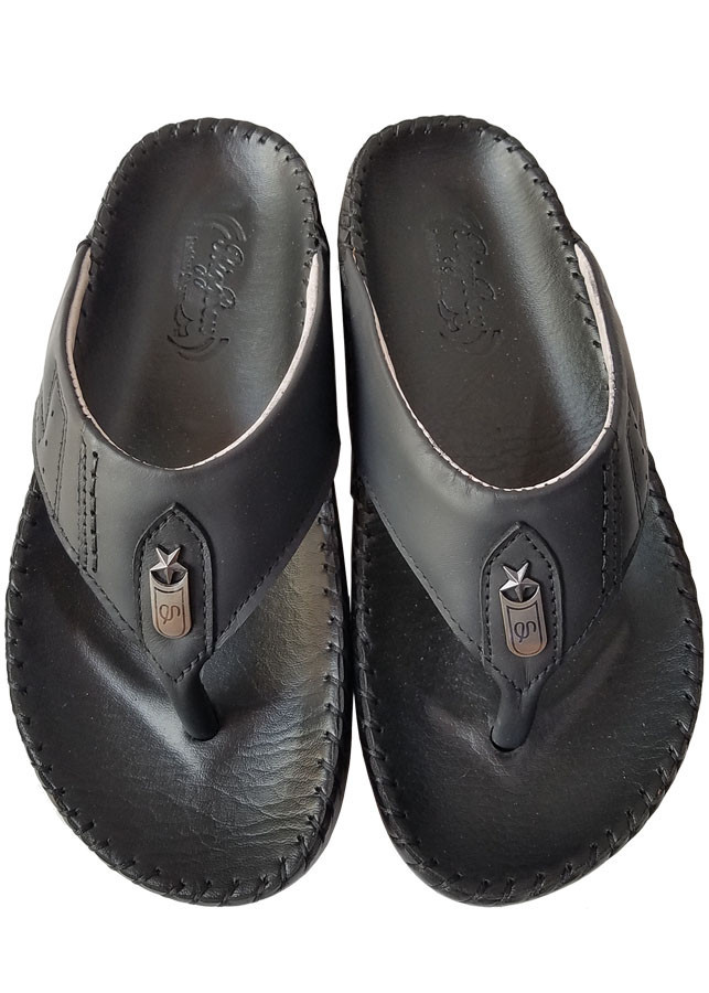 Dép Xỏ Ngón Nam Da Bò BIGGBEN DK68