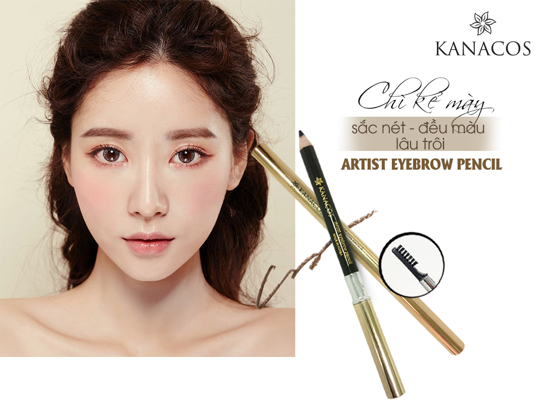 Chì kẻ mày Hàn Quốc - Kanacos Artist Eyebrow Pencil