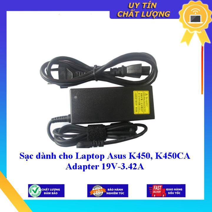 Sạc dùng cho Laptop Asus K450 K450CA Adapter 19V-3.42A - Hàng Nhập Khẩu New Seal