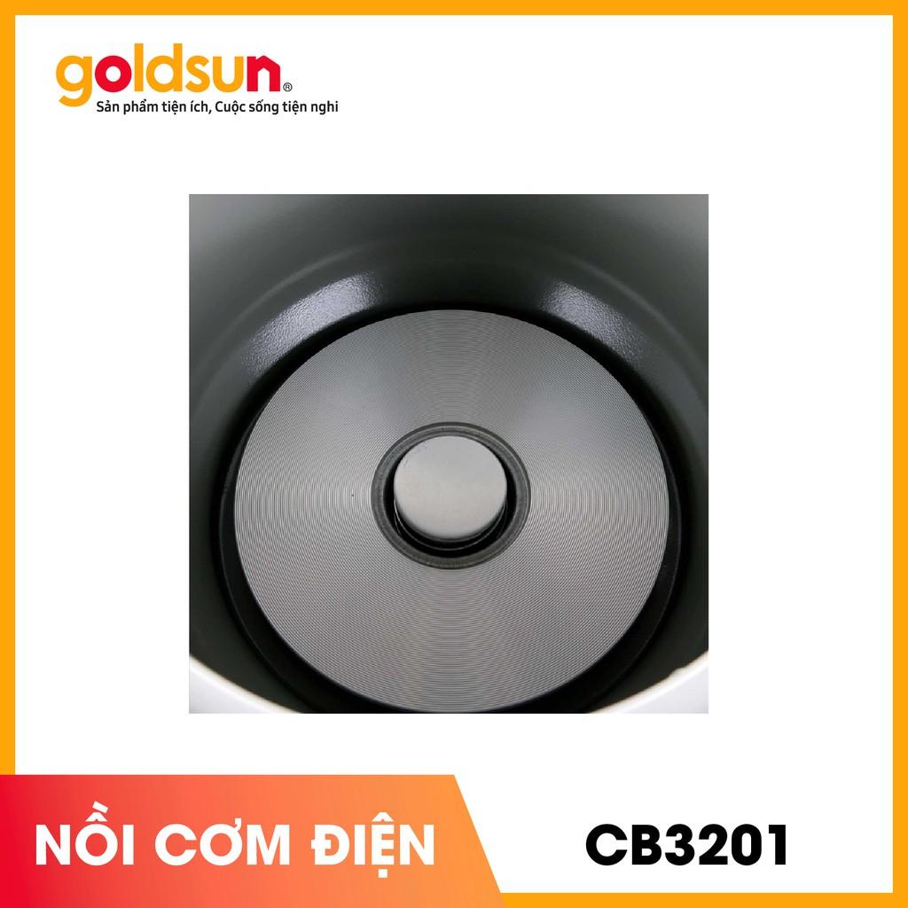 Nồi cơm Goldsun CB3201 Nắp gài 1L2 - Hàng Chính Hãng