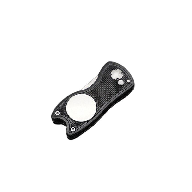2020 New Mini Foldable Golf Divot Tool Marker Pitch Cleaner Golf Pitchfork Putting Green Fork Golf Ball Tools Golf Accessories