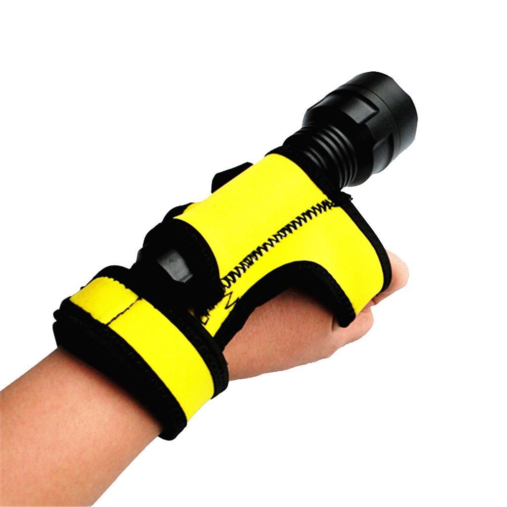 2Pcs Outdoor Scuba Diving Torch Flashlight Holder Soft Hand / Arm Mount