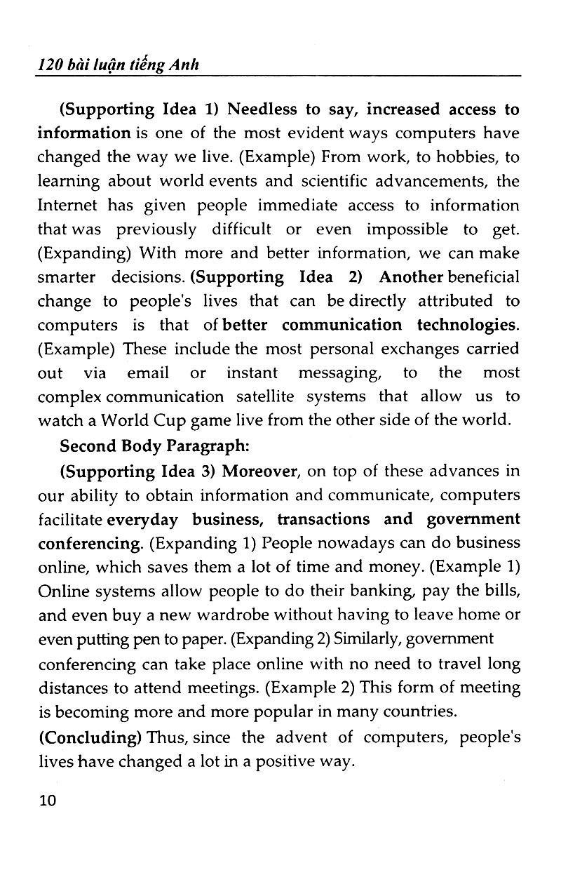 Sách 120 Bài Luận Tiếng Anh