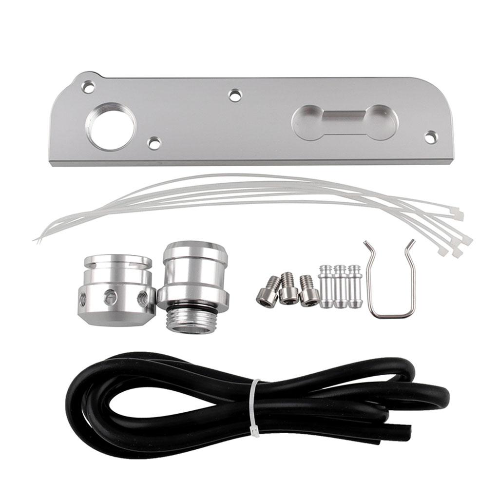Solution Aluminum Billet PCV Adapter With Boost Cap Kit FOR VW 2.0T FSI Engines
