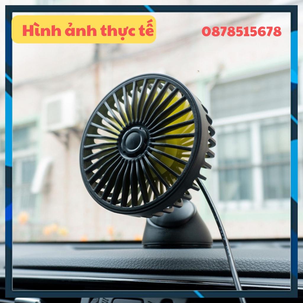 Quạt mini để ô tô siêu tiện ích - Quạt gió để xe hơi làm mát không khí, cắm cổng sạc điện thoại