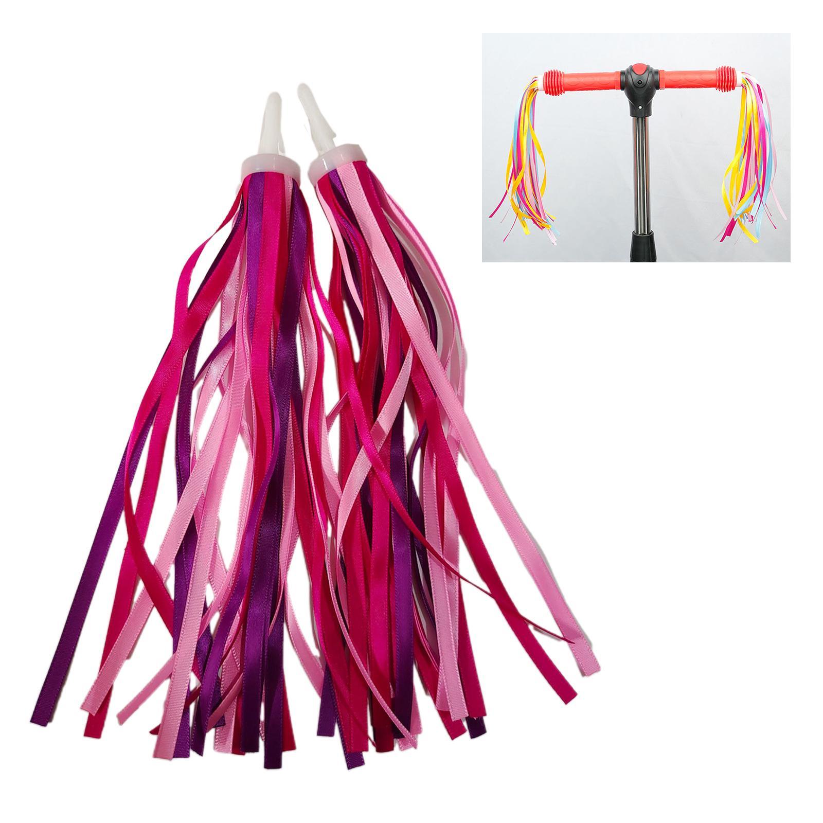 2Pcs Bike Handlebar Tassels Birthday Gifts Accessories for Scooter Bike Baby