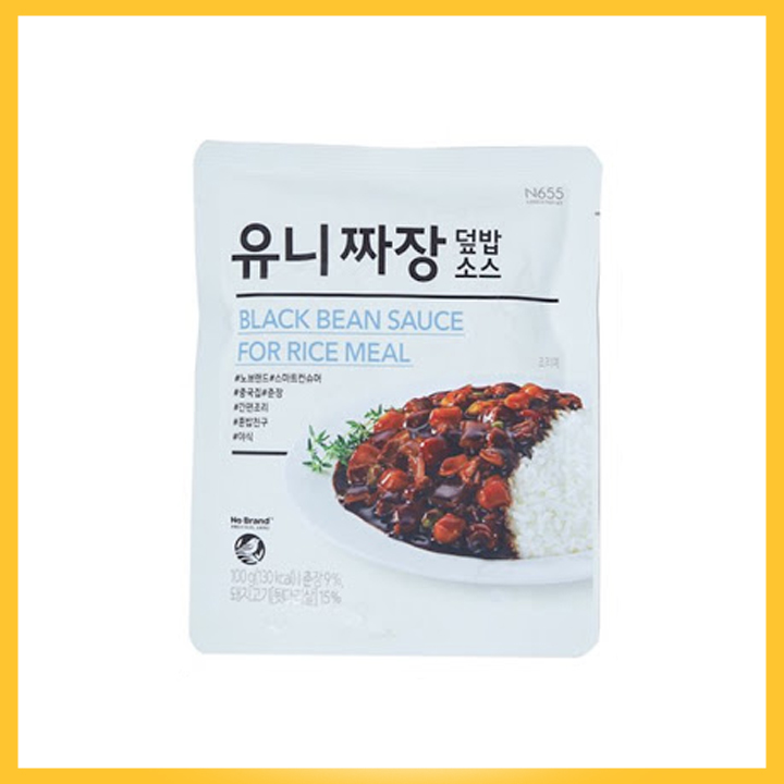 Sốt Tương Đen No Brand Gói 100G Dùng Làm Cơm Tương Đen Mì Tương Đen Hàn Quốc
