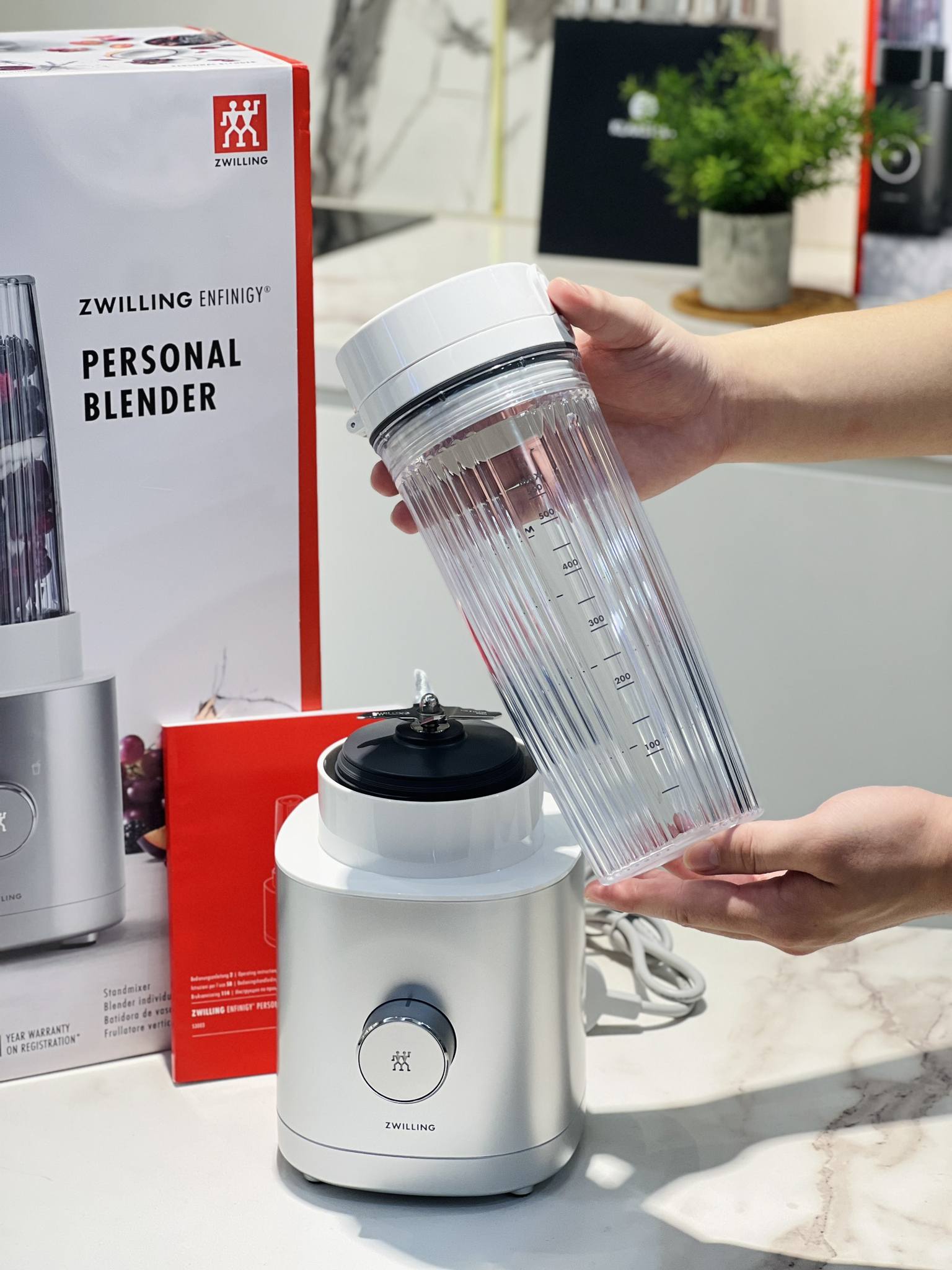 Máy xay sinh tố mini Zwilling Enfinigy 550ml Made in Germany Hàng Chính hãng