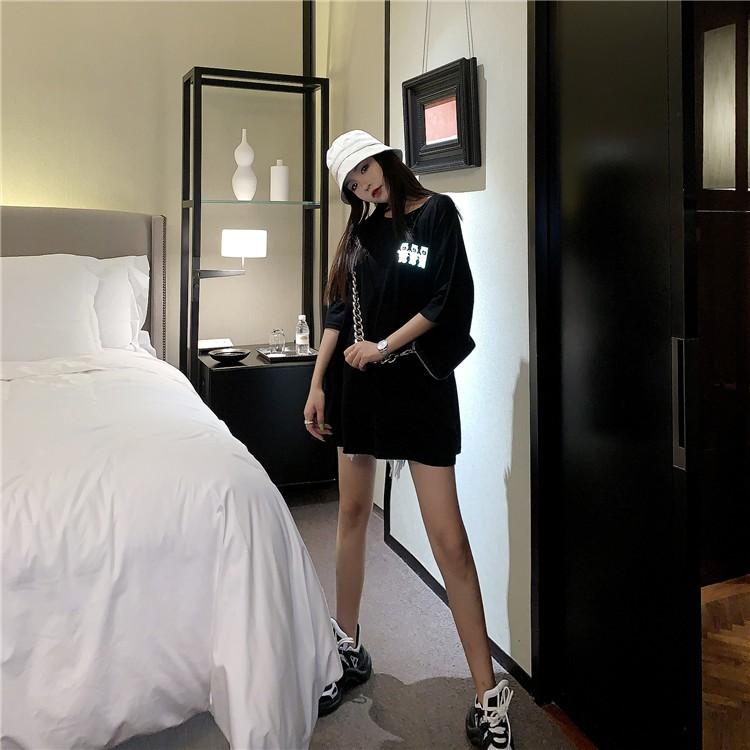 Áo thun phản quang 7 màu tay lỡ nam nữ gấu