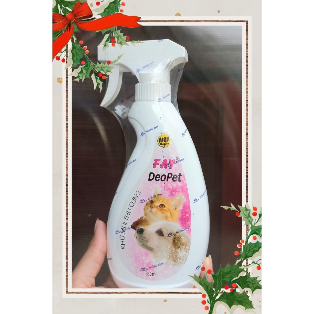 Sữa tắm khô cho chó mèo Fay DeoPet 350ml