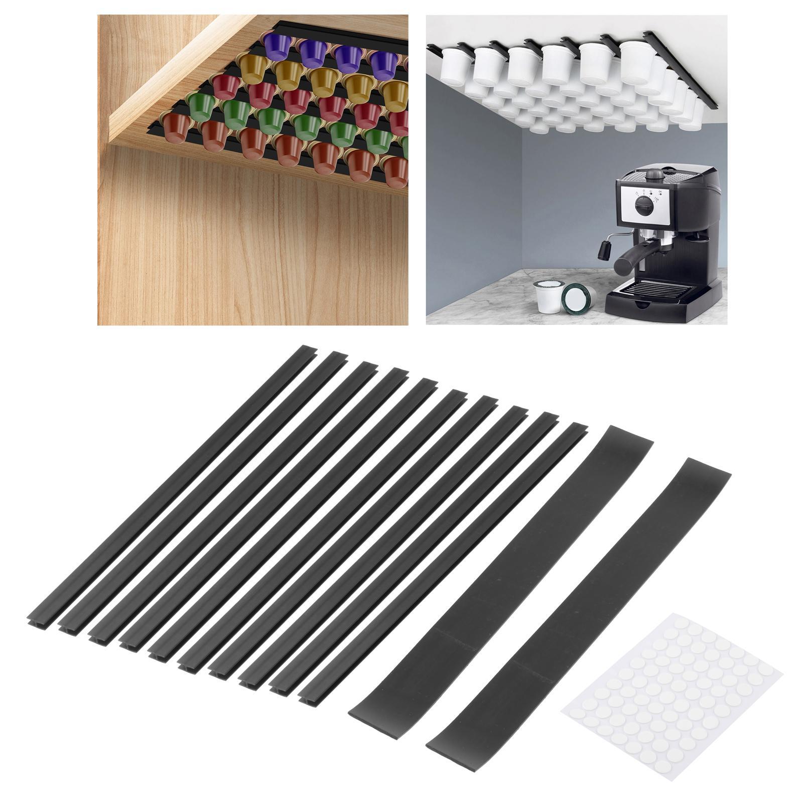 10 Pieces  Pod wall Mounted Holder with Adhesives for