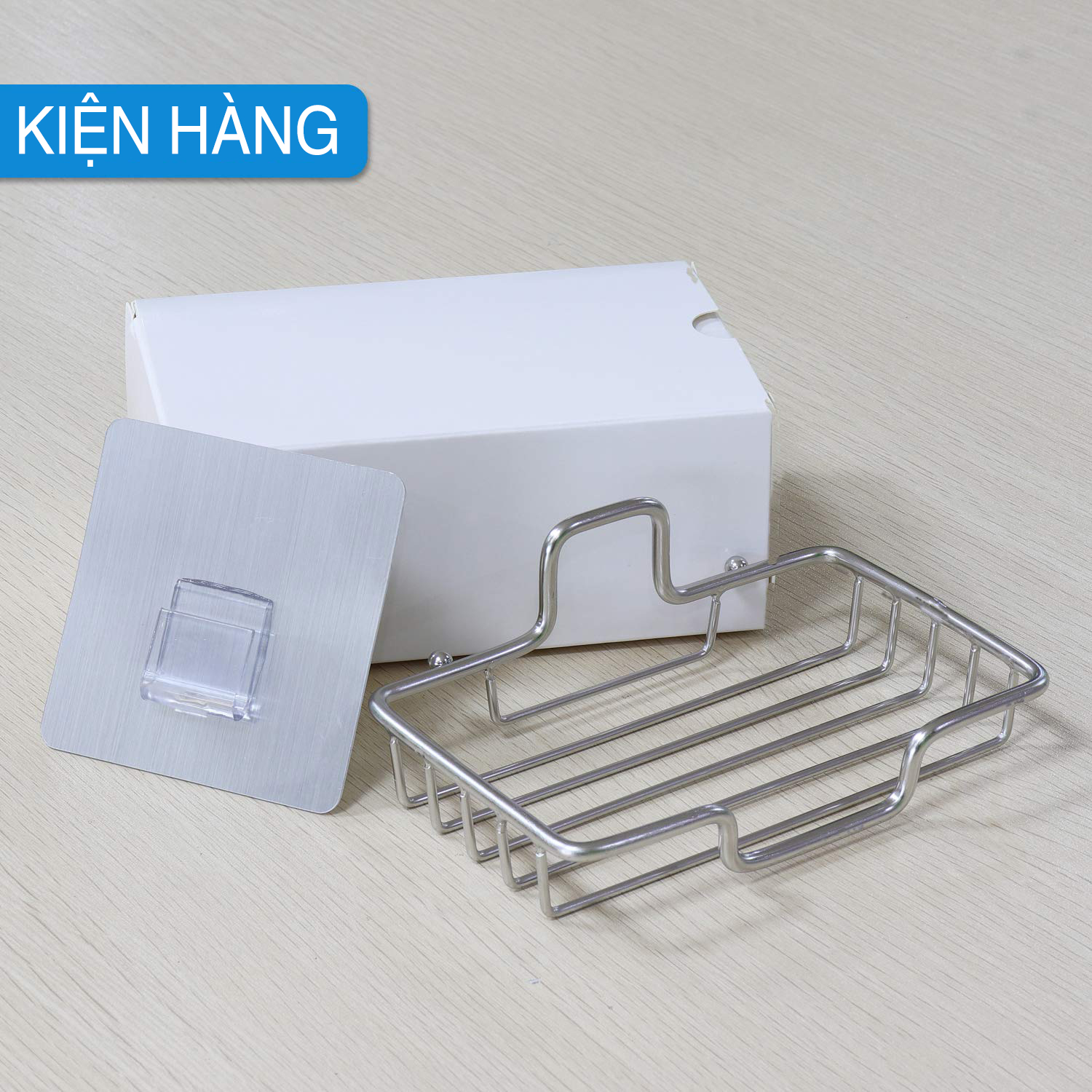 Kệ đựng xà bông dán tường phòng tắm Hobby Home Decor SBL2 có miếng dán gạch men