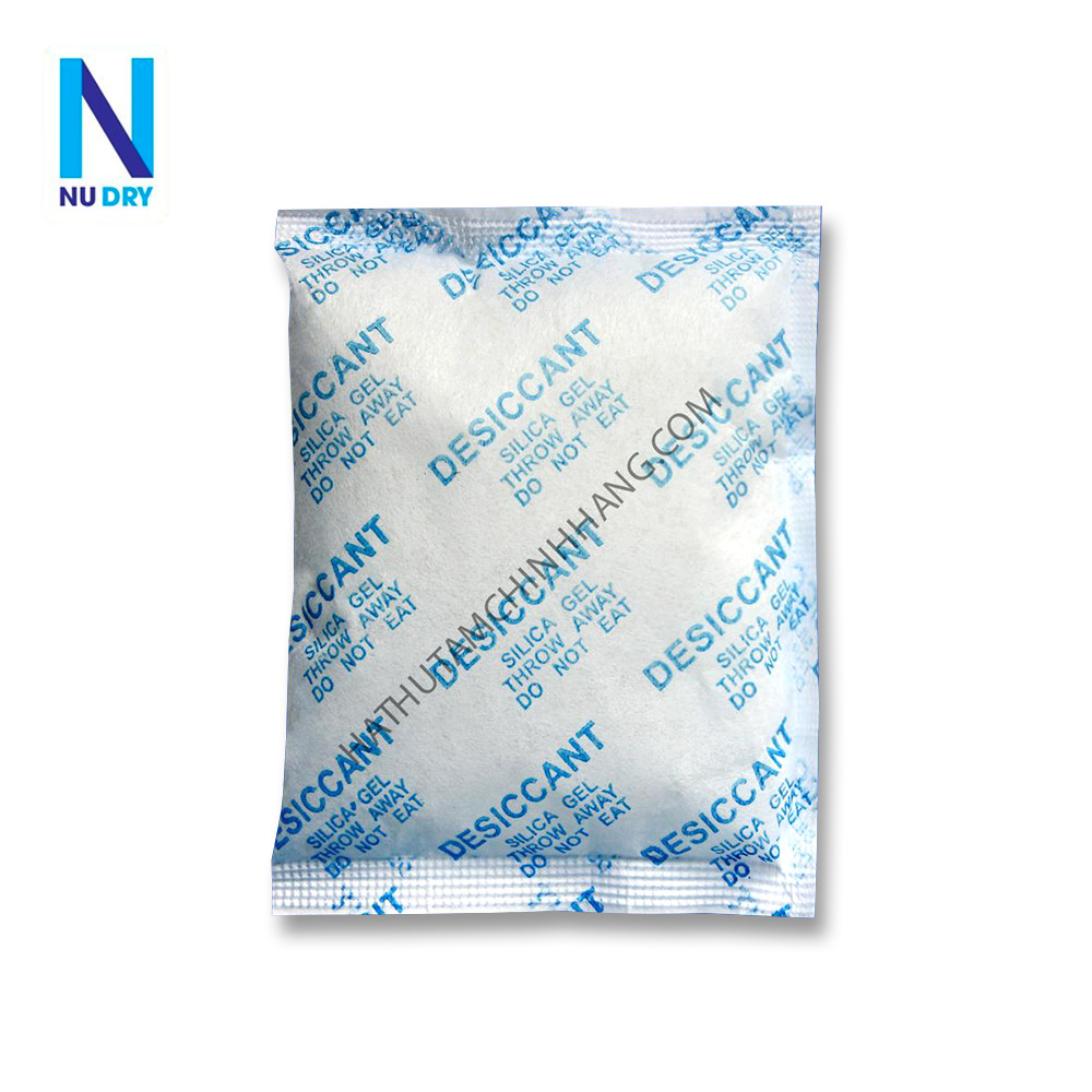 Gói hút ẩm đóng túi 200 Gram, loại gói 1/2/3/5/10/50/100/200gram Silica Gel - Hạt hút ẩm thưc phẩm tủ quần áo giày dép