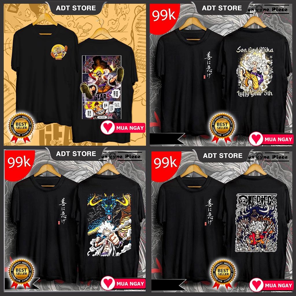 Áo thun Anime LUFFY GEAR 5 KAIDO NIKA One Piece cực HOT giá siêu rẻ mẫu mới bán chạy