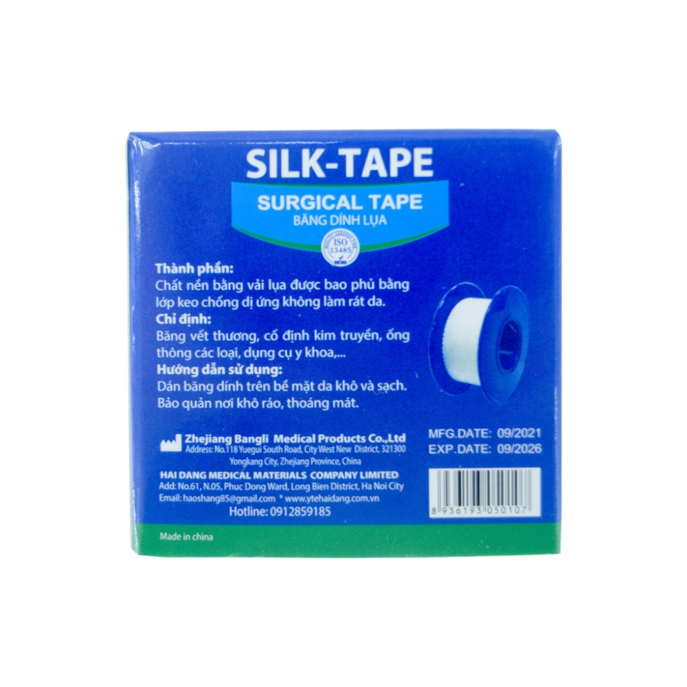 [QUÀ TẶNG] 1 cuộn băng dính lụa Silk Tape 2.5cm x 4m phục vụ cho các hoạt động thể thao