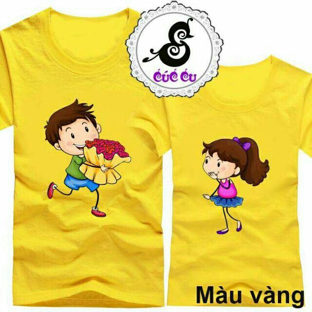 Áo đôi màu trắng cực đẹp