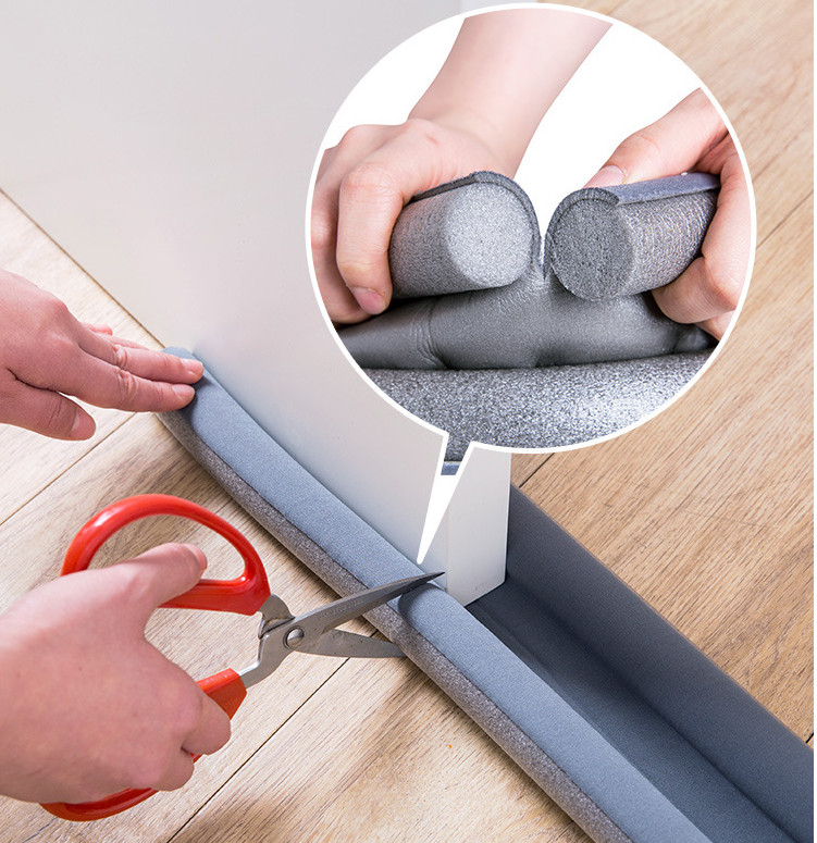 Miếng Xốp Bọc Chân Cửa Chắn Gió Chống Bụi, Ngăn Tiếng ồn, Ngăn Côn Trùng- Chất Liệu Bông xốp + EVA Dày Bền 93 x 9.6cm- Hàng Chính Hãng MINIIN