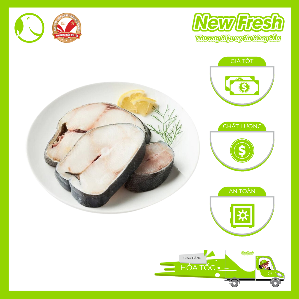 Cá Tuyết Mỹ Cắt Khoanh Khay 500Gr