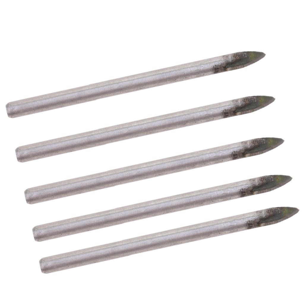Triangular Head Carbide Wall Ceramic Tile Marble Glass Drill Bit Set Glass Cutter Hole Saw Tool 3mm 4mm 5mm 6mm 8mm 10mm