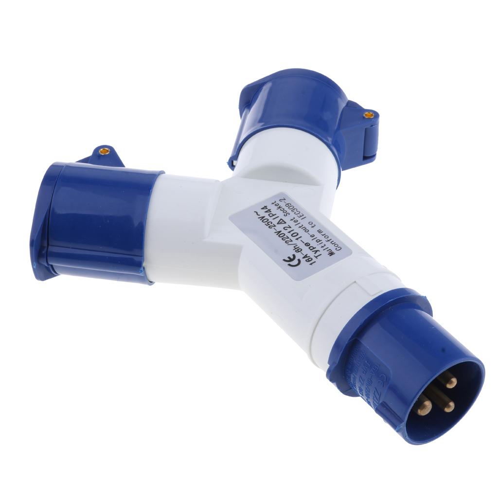 Ổ Cắm 16A Bộ Chia 2 Chiều Bộ Chia điện 3 Chiều 3 Chân Chống Nước