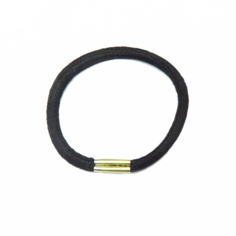 Combo 05 Dây buộc tóc nẹp vàng, kiểu Hàn Quốc, bền, co giãn cực tốt, dễ thương Kèm vòng tay chỉ đỏ may mắn Thailand