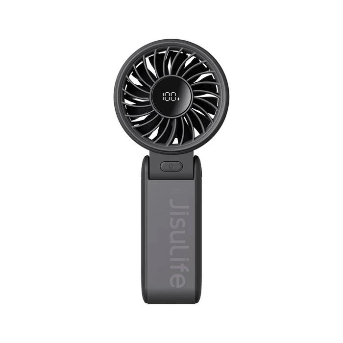 Quạt cầm tay mini Jisulife Life 7 ABS 5 cấp độ gió 3600mAh/5000mAh - Sử dụng liên tục 12h - Hàng Chính hãng