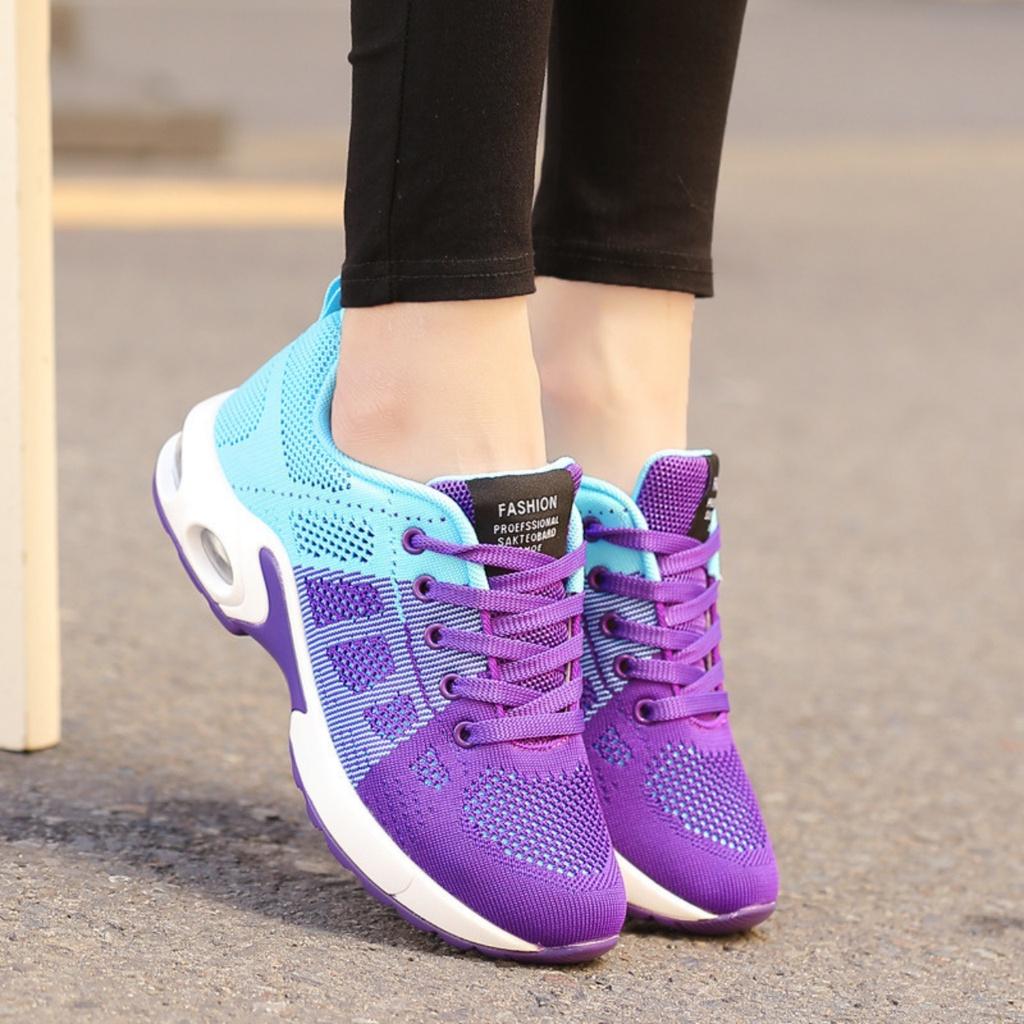 Giày thể thao nữ đẹp ,giày nữ sneaker đế cao su mềm siêu nhẹ nhiều màu SUNO STORE GTTN02