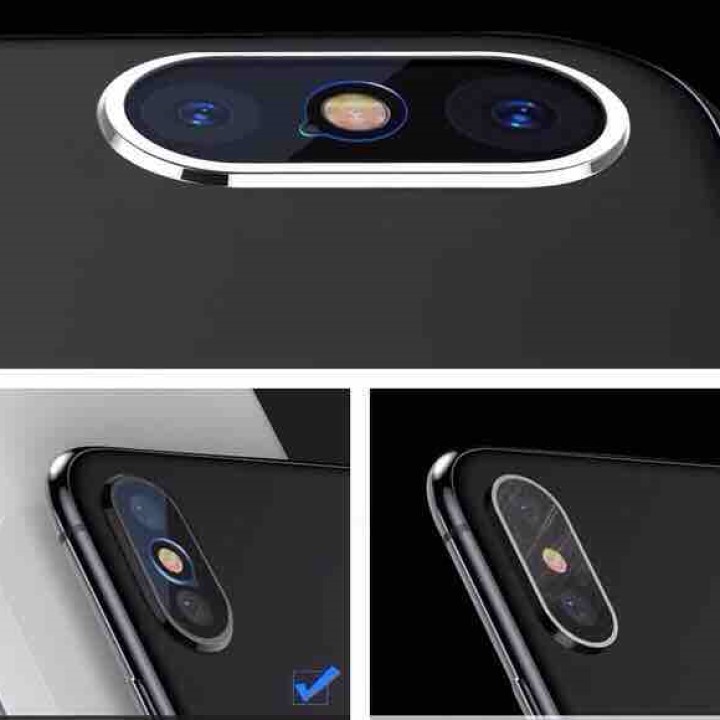 Combo Kính Cường Lực và Vòng Bảo Vệ Camera cho iPhone X, Xs Max